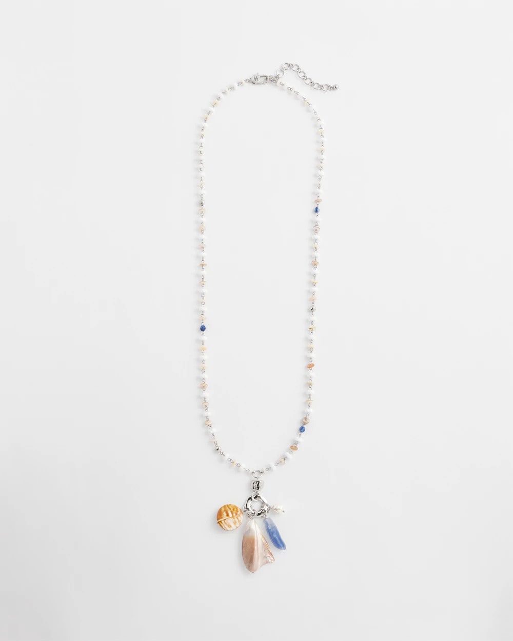Seashell Beaded Pendant Necklace Multi - Chico's