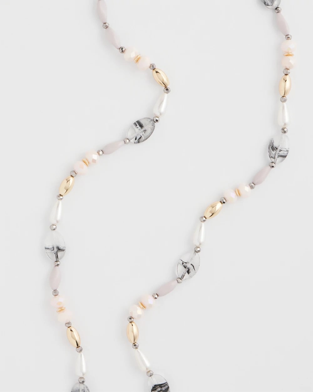 Pink Art Deco Beaded Necklace Pink - Chico's
