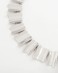Silver Wave Collar Necklace Silver - Chico's