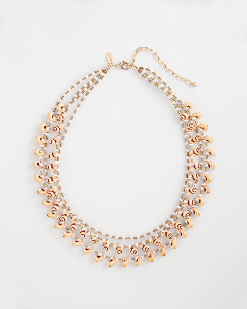 Multi-Strand Shell Necklace Neutral - Chico's