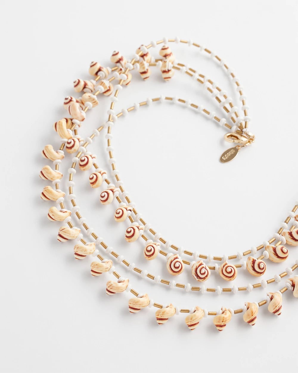 Multi-Strand Shell Necklace Neutral - Chico's