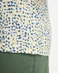 Printed Cotton Slub Elbow-Sleeve Tee Sage Lime - Chico's