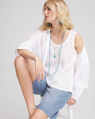 Sleeveless Linen Tank Top Alabaster - Chico's