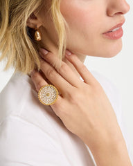 Pearlescent Stretch Ring Gold - Chico's