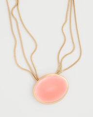Coral Pendant Necklace Coral - Chico's