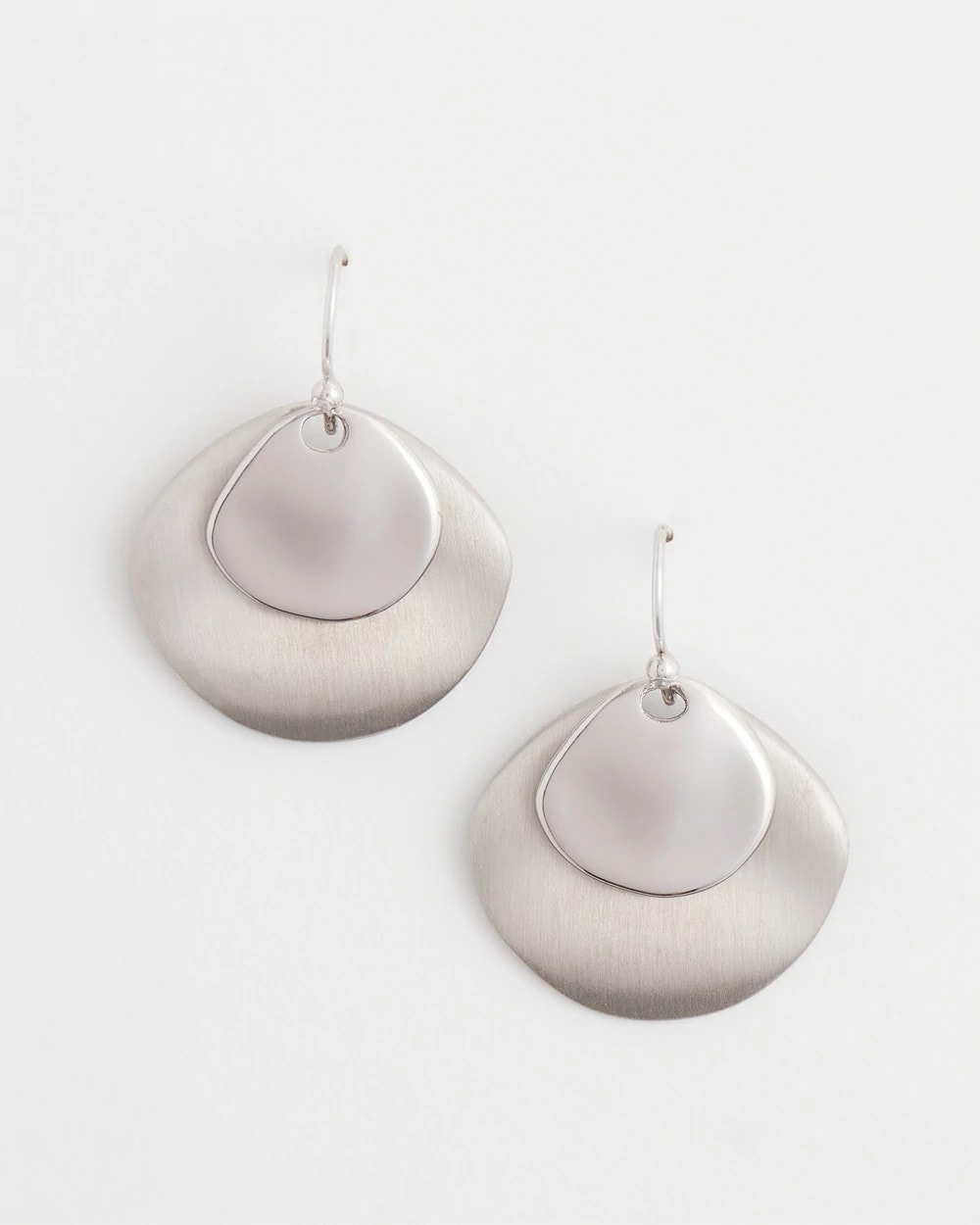 Silver Drop Earrings Silver - Chico's