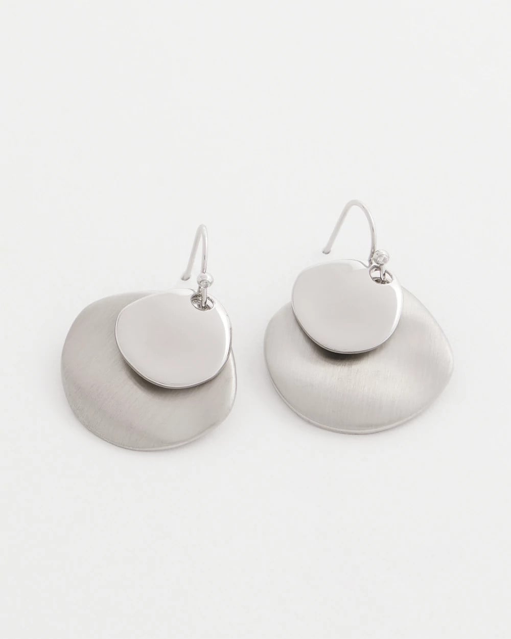 Silver Drop Earrings Silver - Chico's