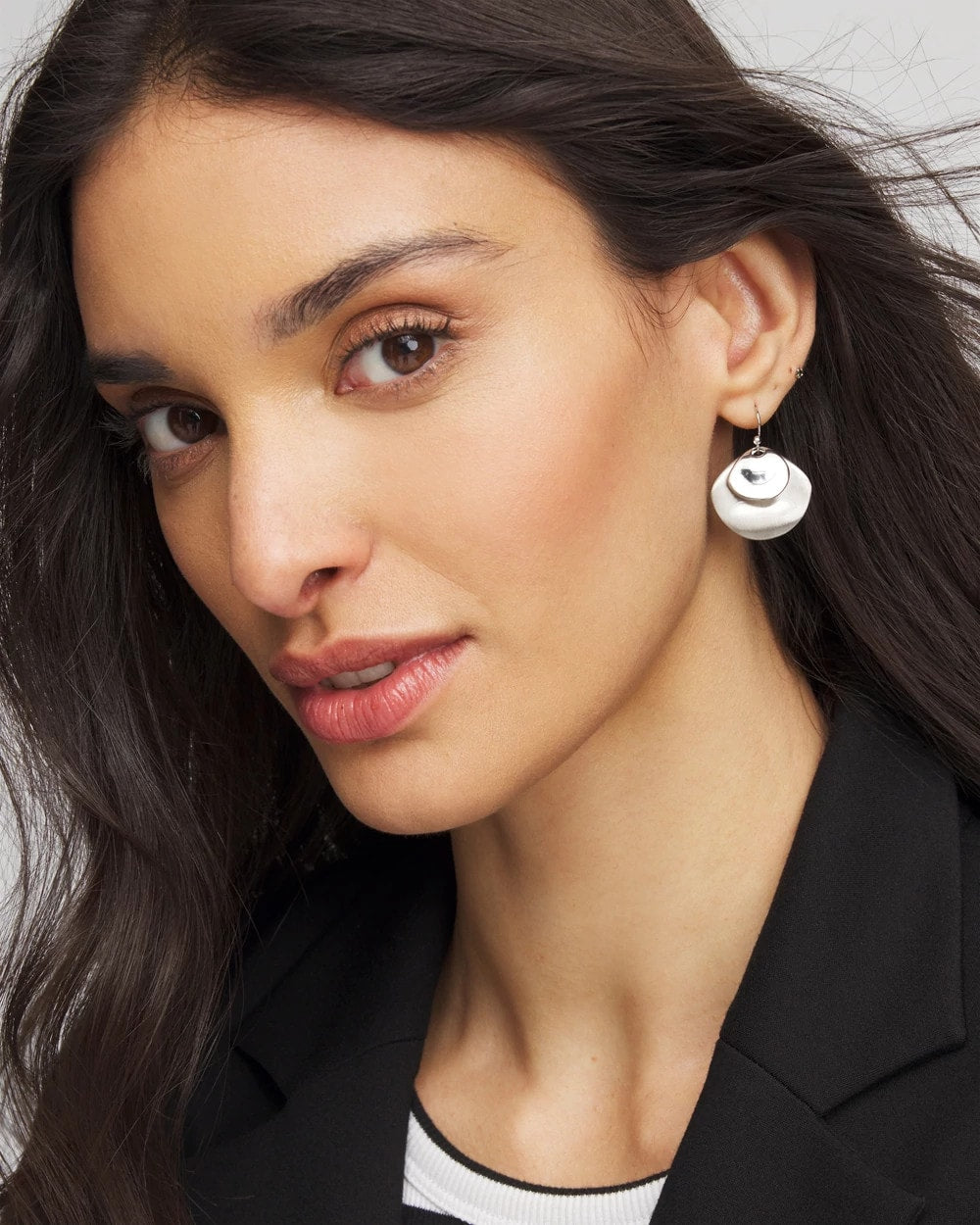 Silver Drop Earrings Silver - Chico's