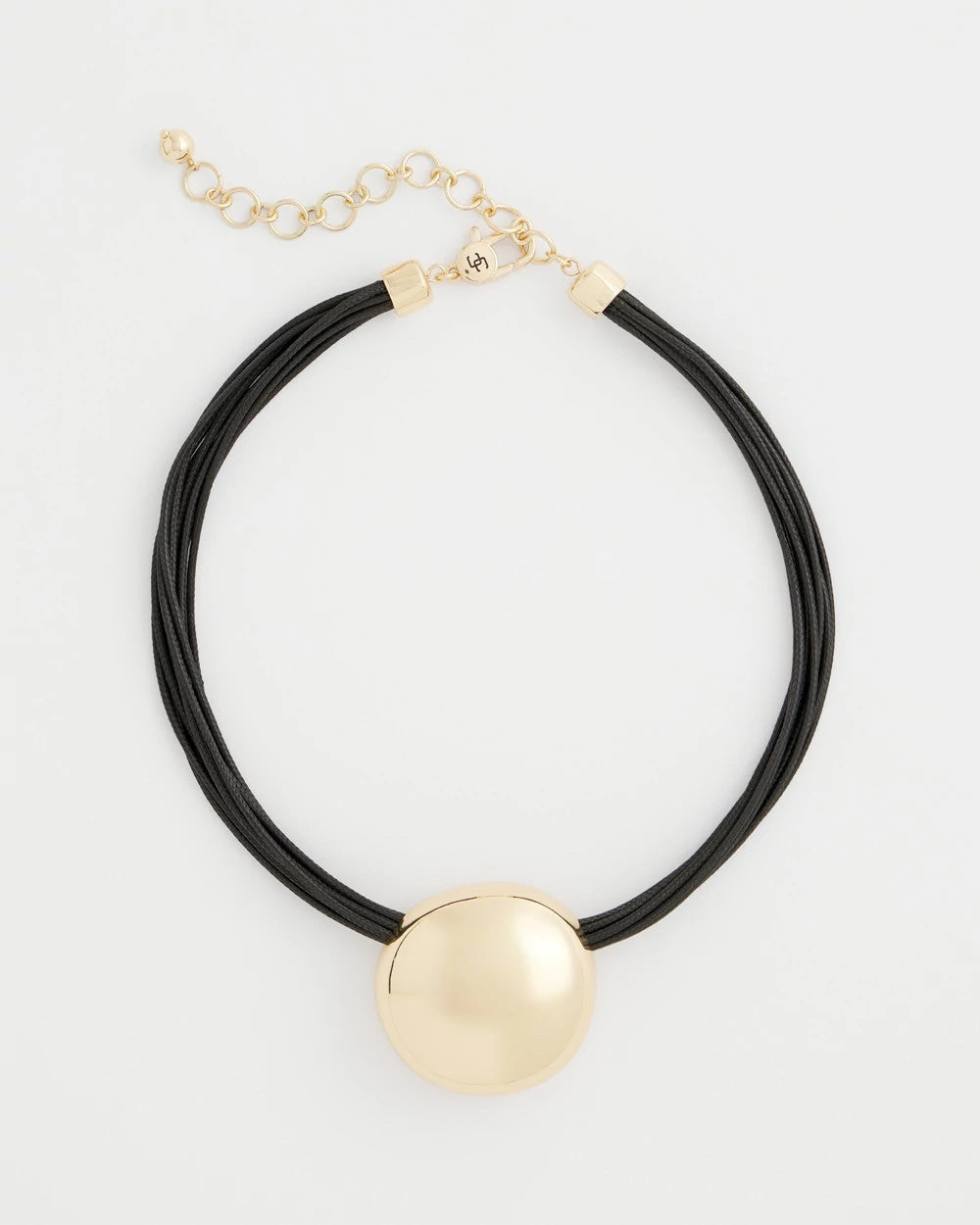 Gold Pendant Cord Necklace Gold - Chico's