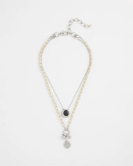 Short Double Strand Pendant Neutral - Chico's