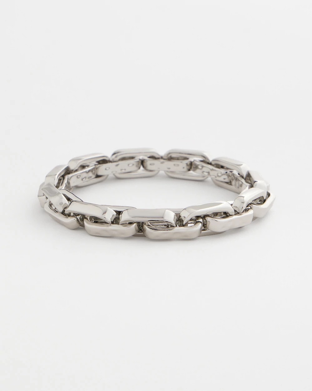 Silver Link Stretch Bracelet Silver - Chico's