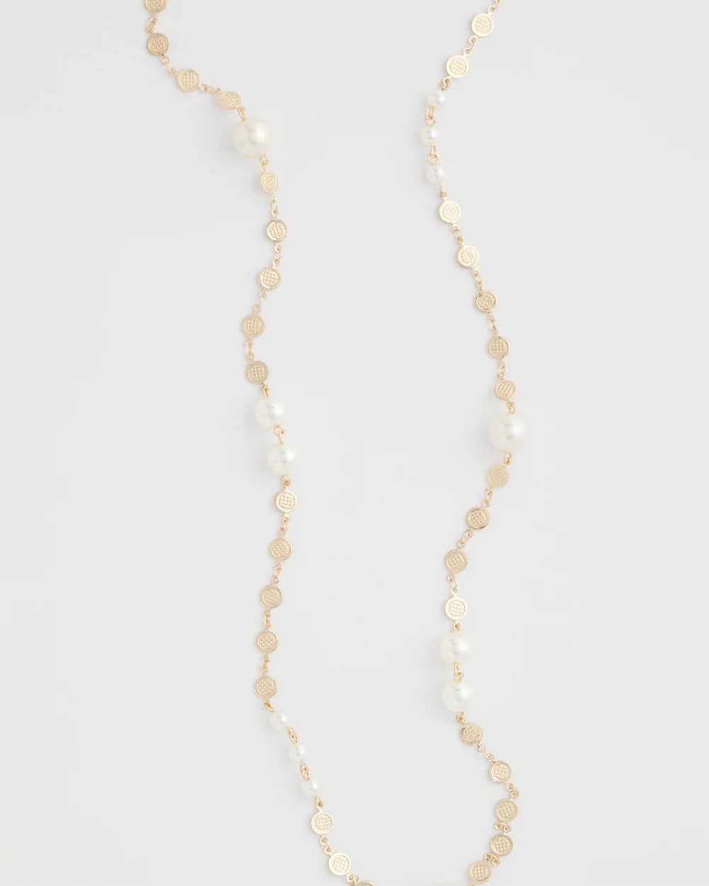 Pearl and Link Necklace Pearl - Chico's