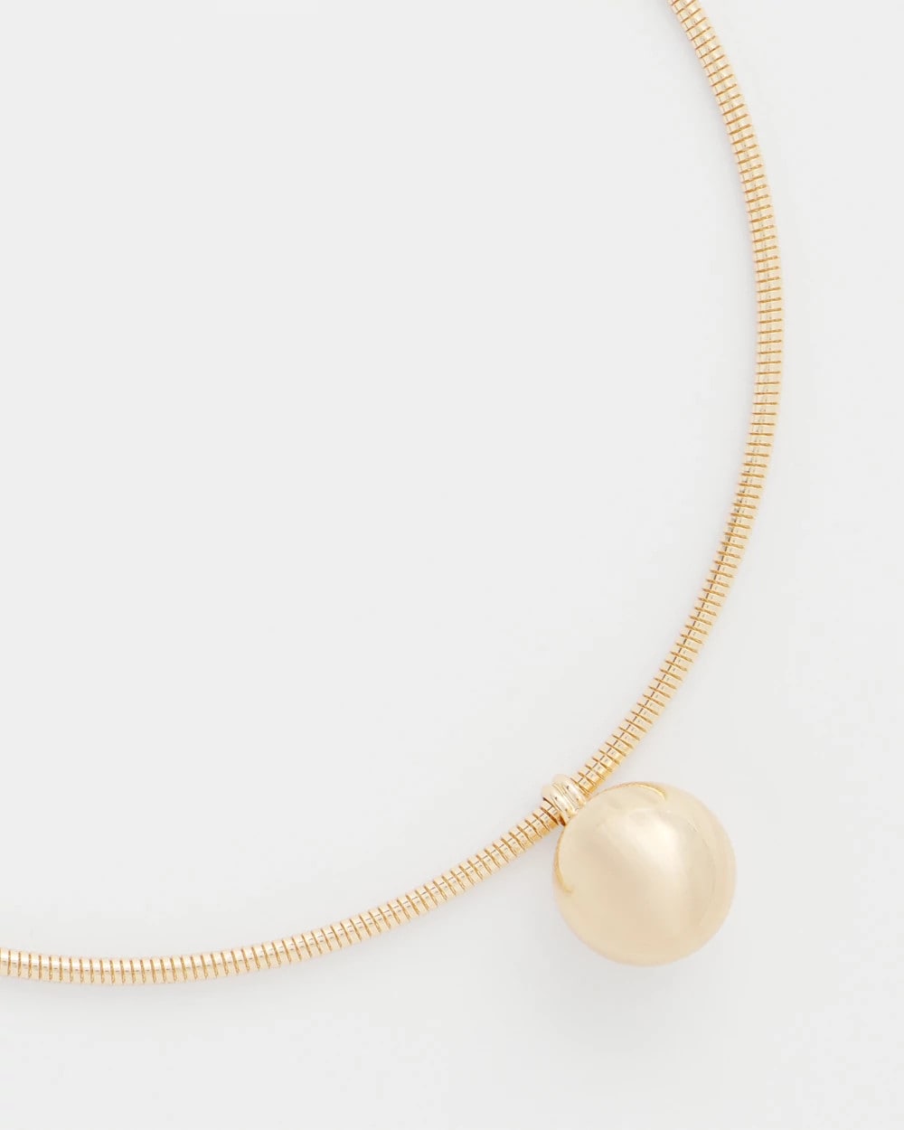 Gold Bead Collar Necklace Gold - Chico's