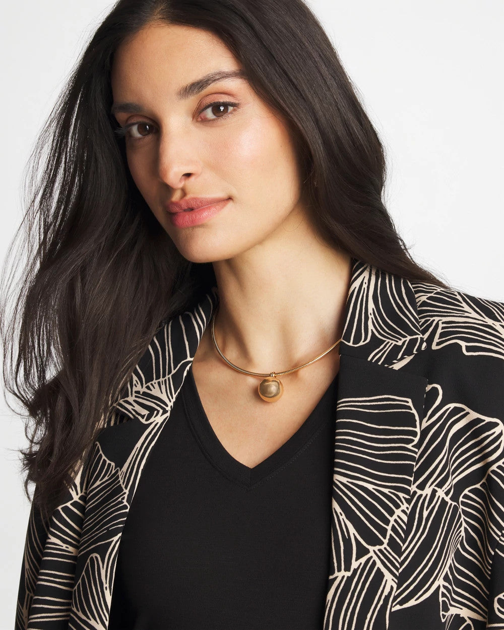 Gold Bead Collar Necklace Gold - Chico's
