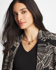 Gold Bead Collar Necklace Gold - Chico's