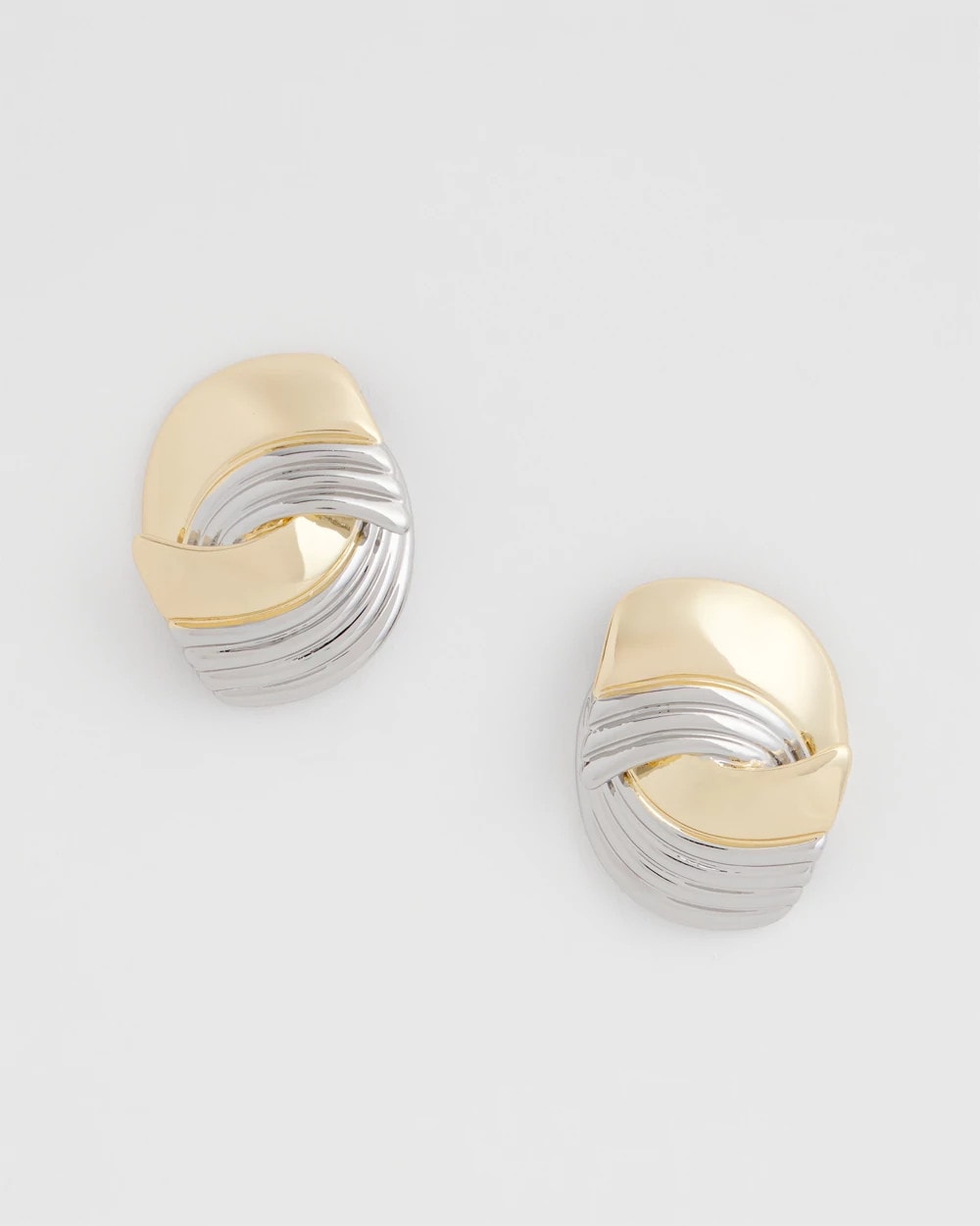 Mixed Metal Stud Earrings Mixed Metals - Chico's
