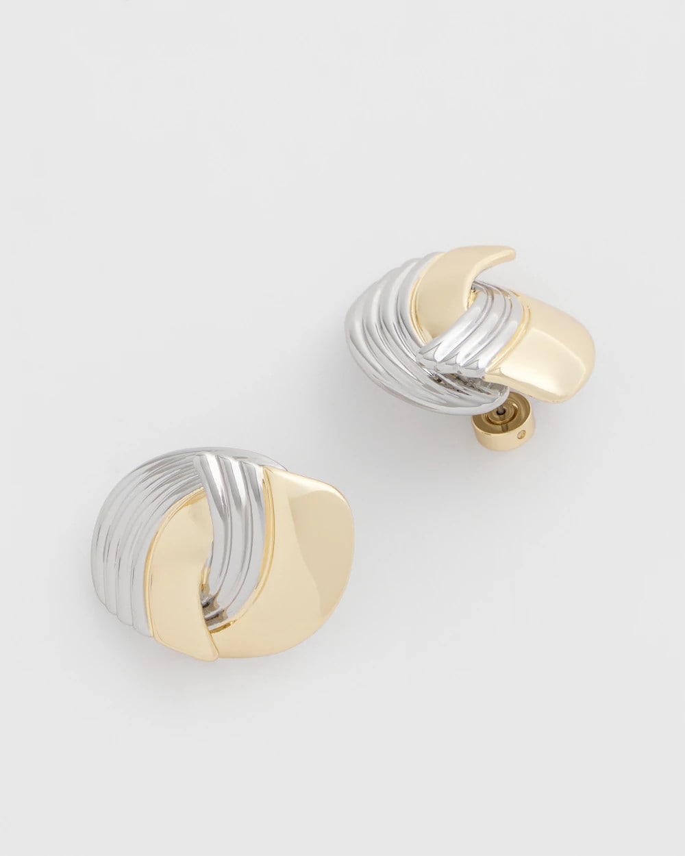 Mixed Metal Stud Earrings Mixed Metals - Chico's