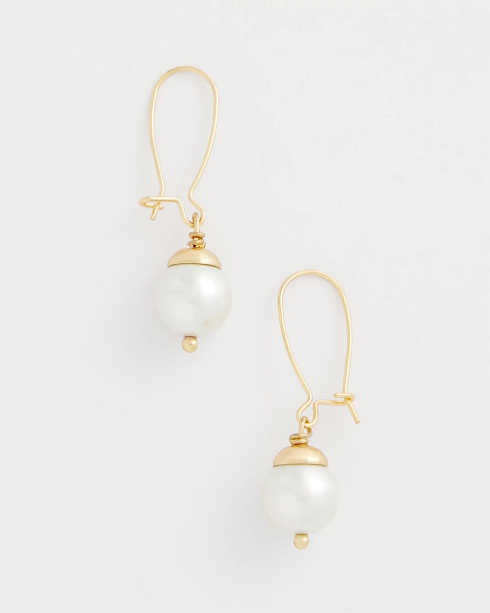 Mixed Metal Stud Earrings Pearl - Chico's