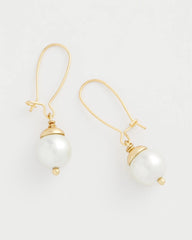 Mixed Metal Stud Earrings Pearl - Chico's