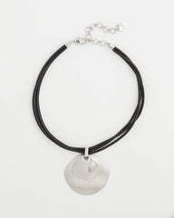 Silver Pendant On Cord Silver - Chico's
