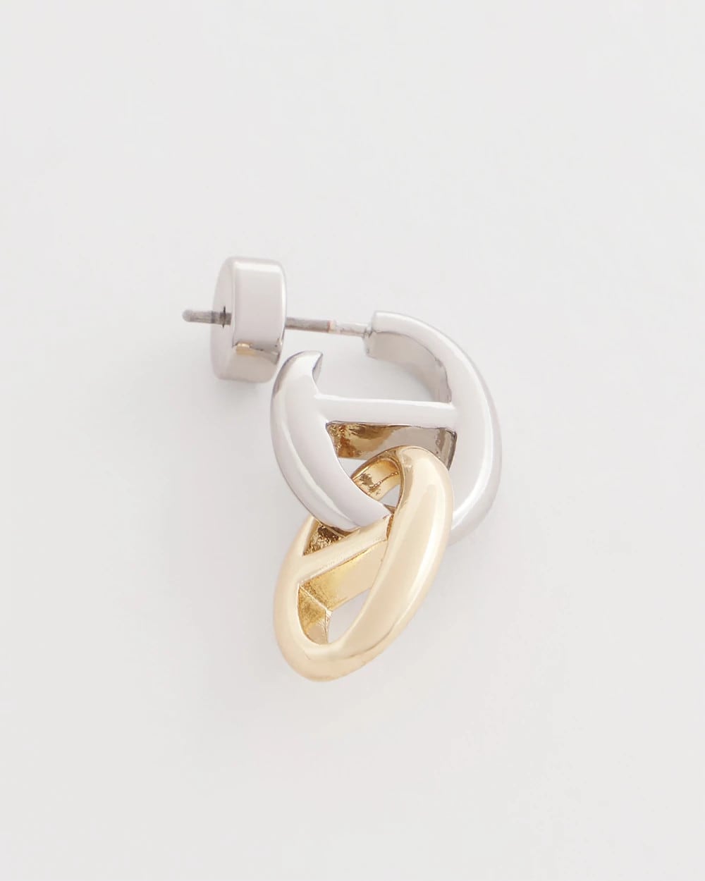 Mixed Metal Link Earrings Mixed Metals - Chico's