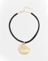 Gold Pendant On Cord Gold - Chico's