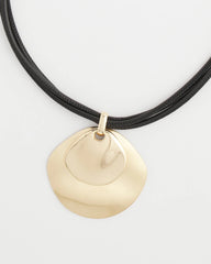 Gold Pendant On Cord Gold - Chico's