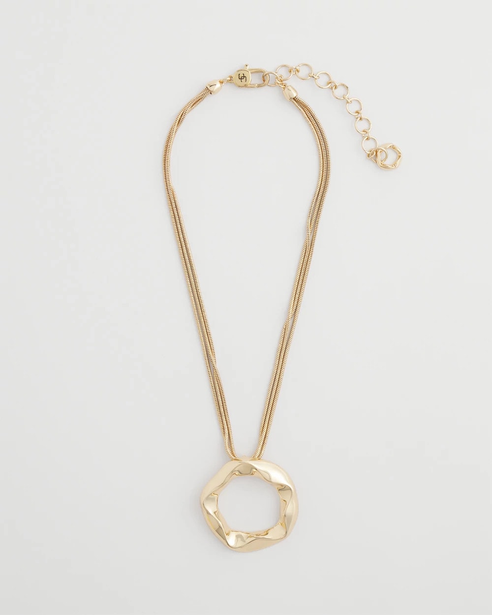 Short Circle Pendant Gold - Chico's