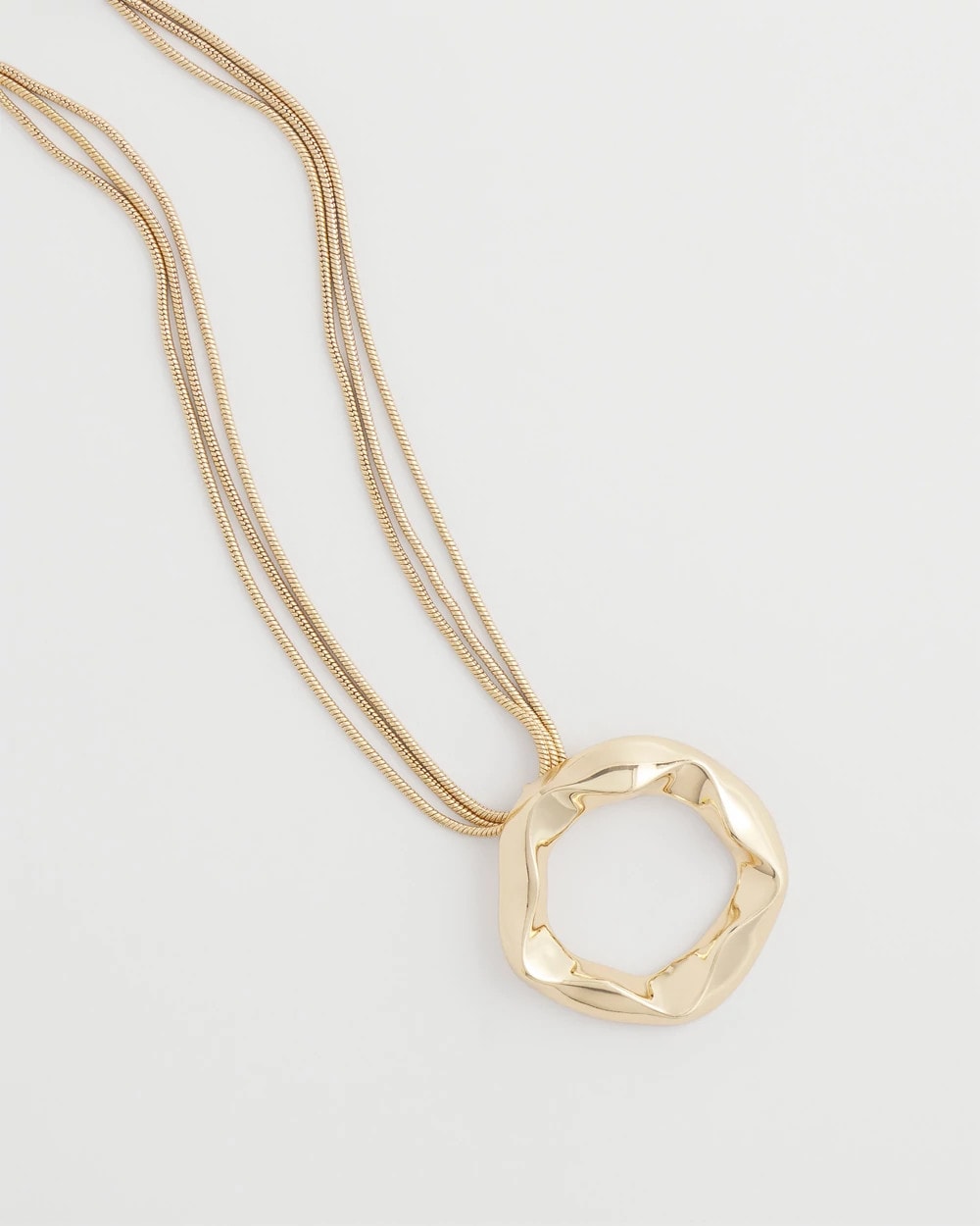 Short Circle Pendant Gold - Chico's