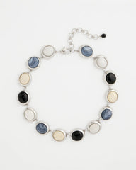 Short Polka Dot Collar Neutral - Chico's