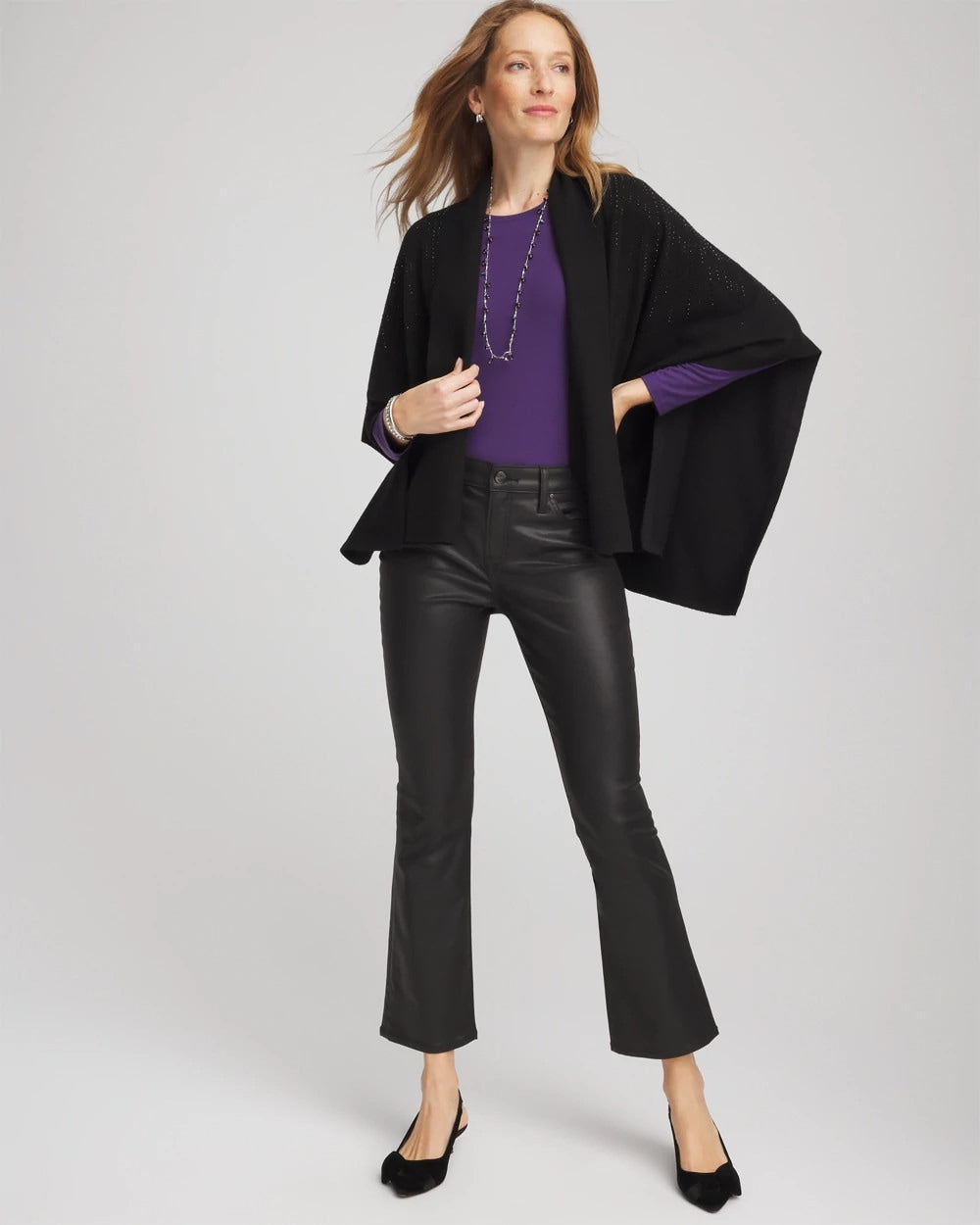 Touch of Cool™ Layering Tee Purple Elixir - Chico's