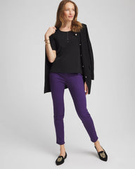 Pima Cotton Henley Tee Black - Chico's