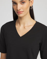 Perfect Elbow Sleeve Tee Black - Chico's