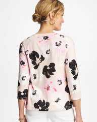 Printed Pima 3/4 Sleeve Tee Sweet Blossom - Chico's