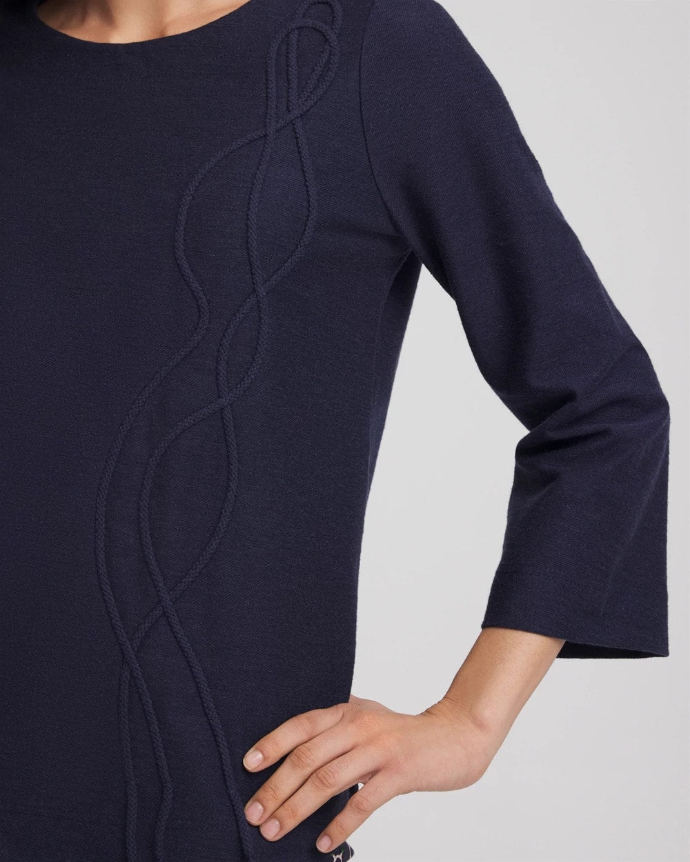 Denim Soutache Top Denim - Chico's