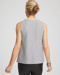 Cozy Tank Fog Heather Gray - Chico's