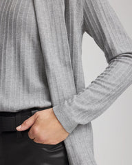Cozy Cardigan Fog Heather Gray - Chico's