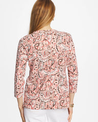 Pima 3/4 Sleeve Tee Rose Smoke - Chico's
