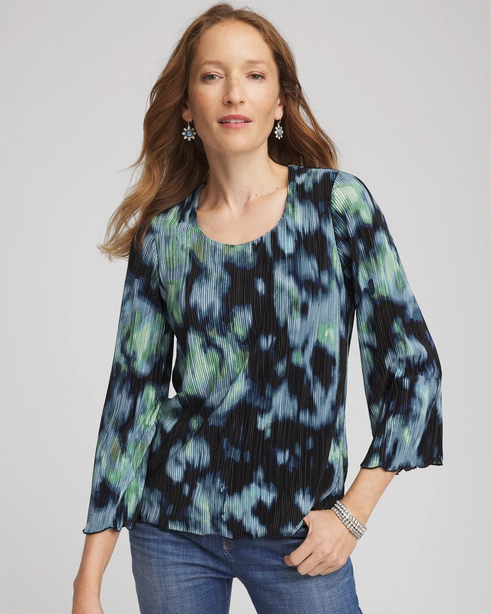 Bodre Flare Sleeve Top Black - Chico's