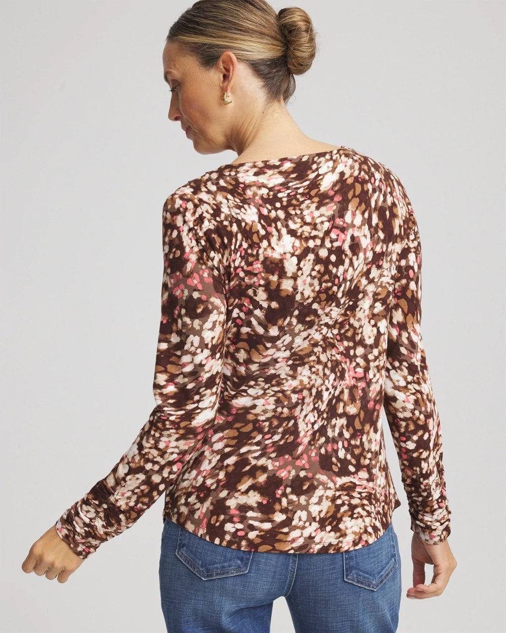 Touch of Cool™ Cowlneck Tee Cacao - Chico's