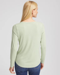 Touch of Cool™ V-Neck Layering Tee Sage Meadow - Chico's