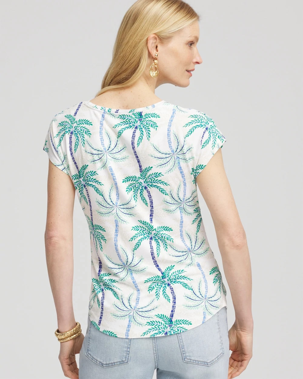 Cap Sleeve Dolman Tee Alabaster - Chico's