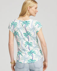 Cap Sleeve Dolman Tee Alabaster - Chico's