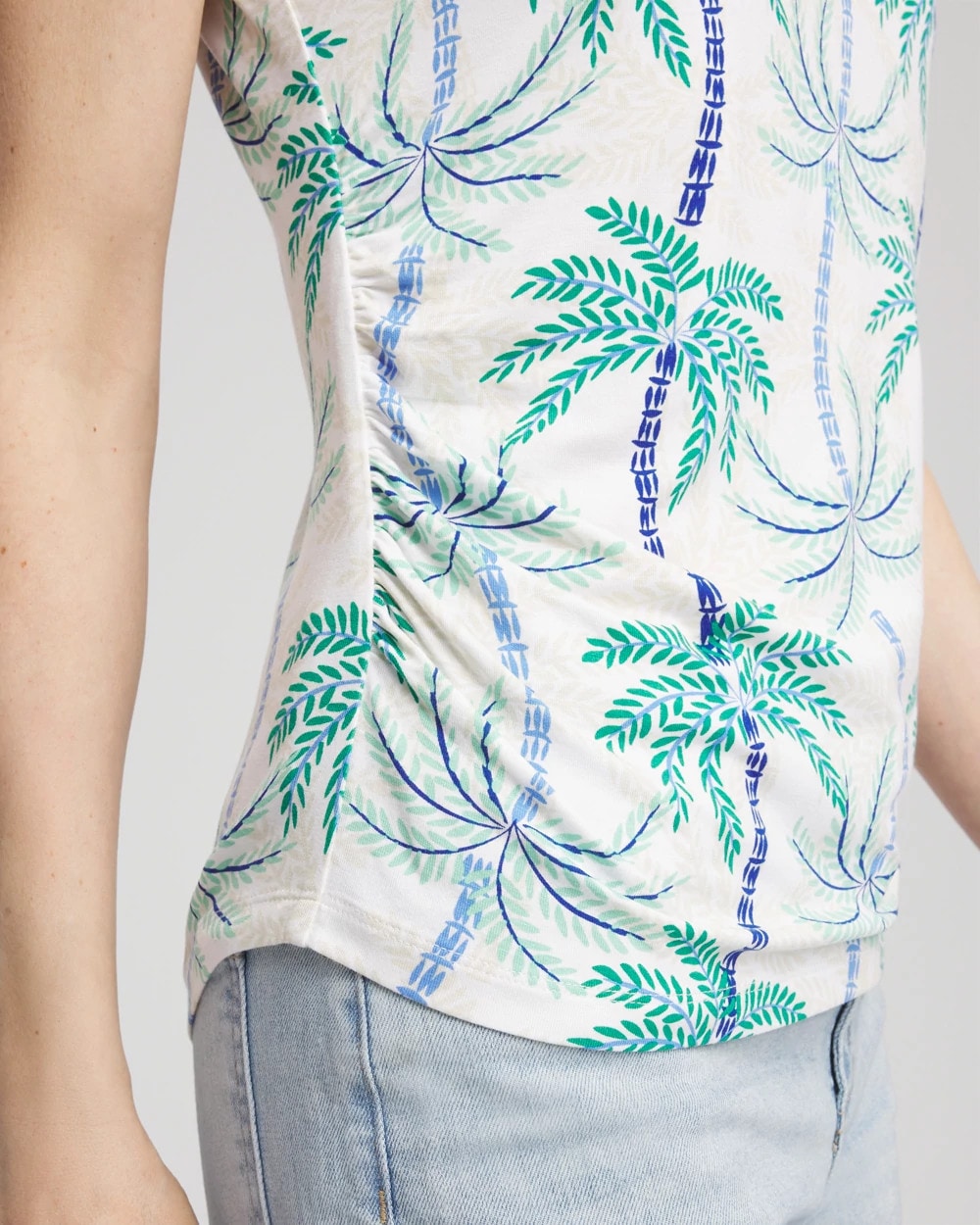 Cap Sleeve Dolman Tee Alabaster - Chico's