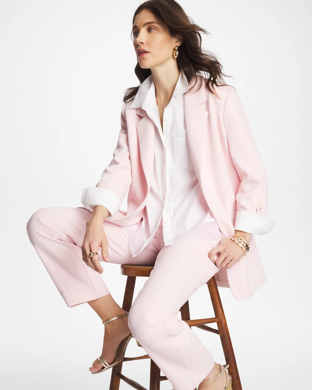 Poplin Organza Collared Shirt Alabaster - Chico's