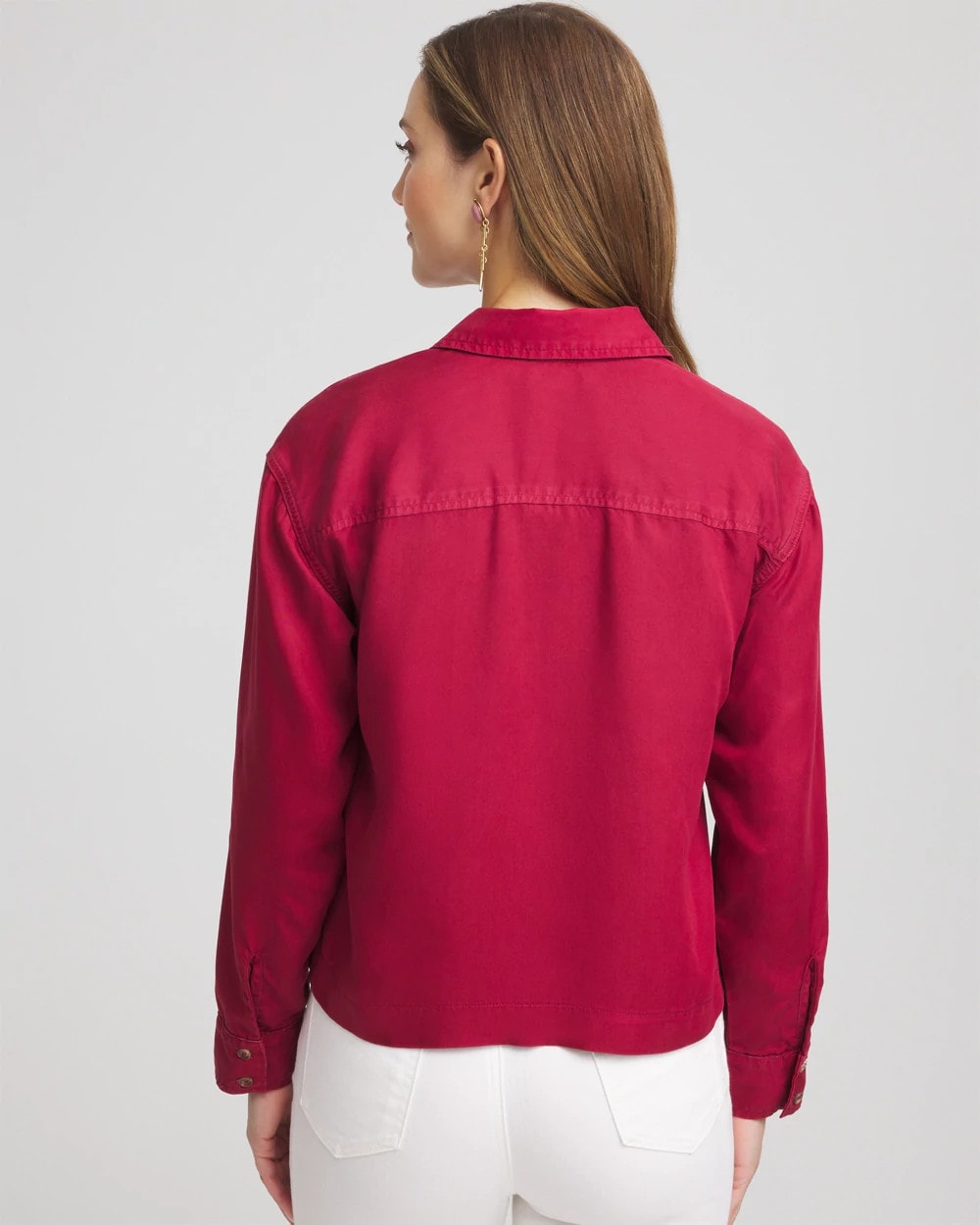 Tencel™ Classic Fit Shirt Russet Red - Chico's