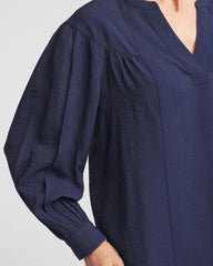 Woven Relaxed-Fit Shirt Passport Blue - Chico's