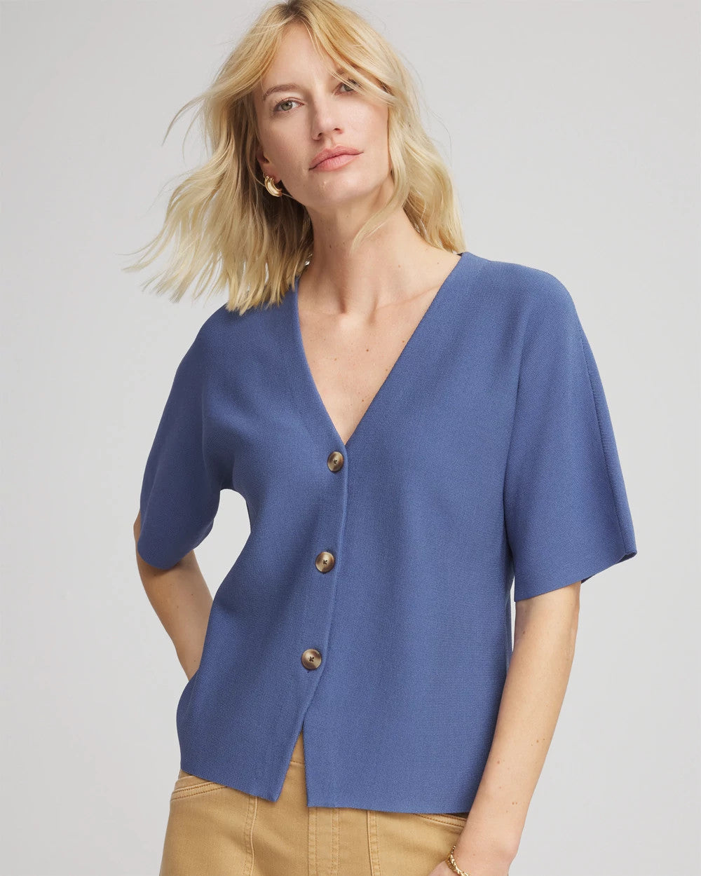 Dolman Cardigan Blue Lotus - Chico's