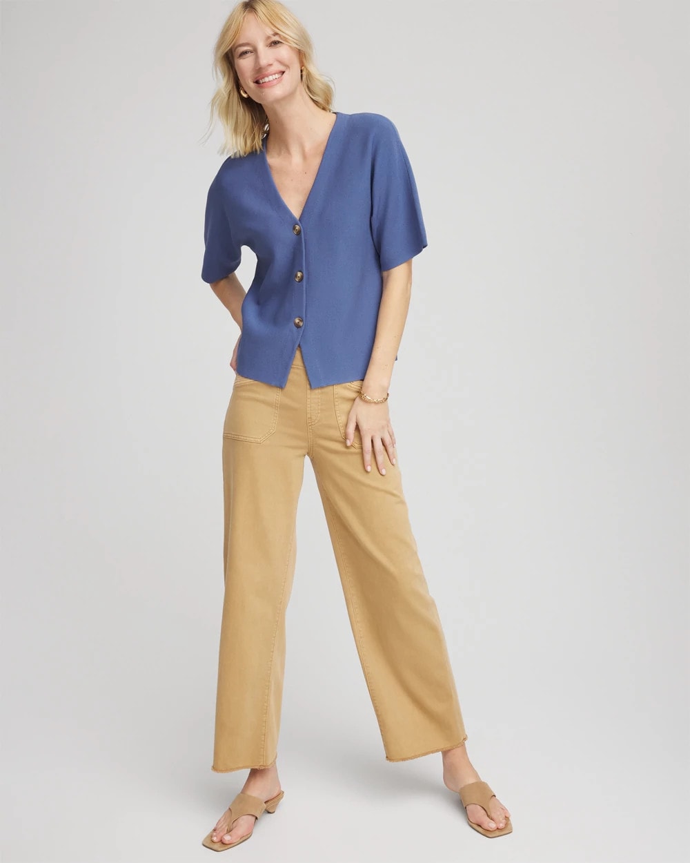 Dolman Cardigan Blue Lotus - Chico's