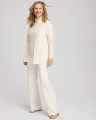 Cashmere Pearl-Trim Cardigan Cream - Chico's